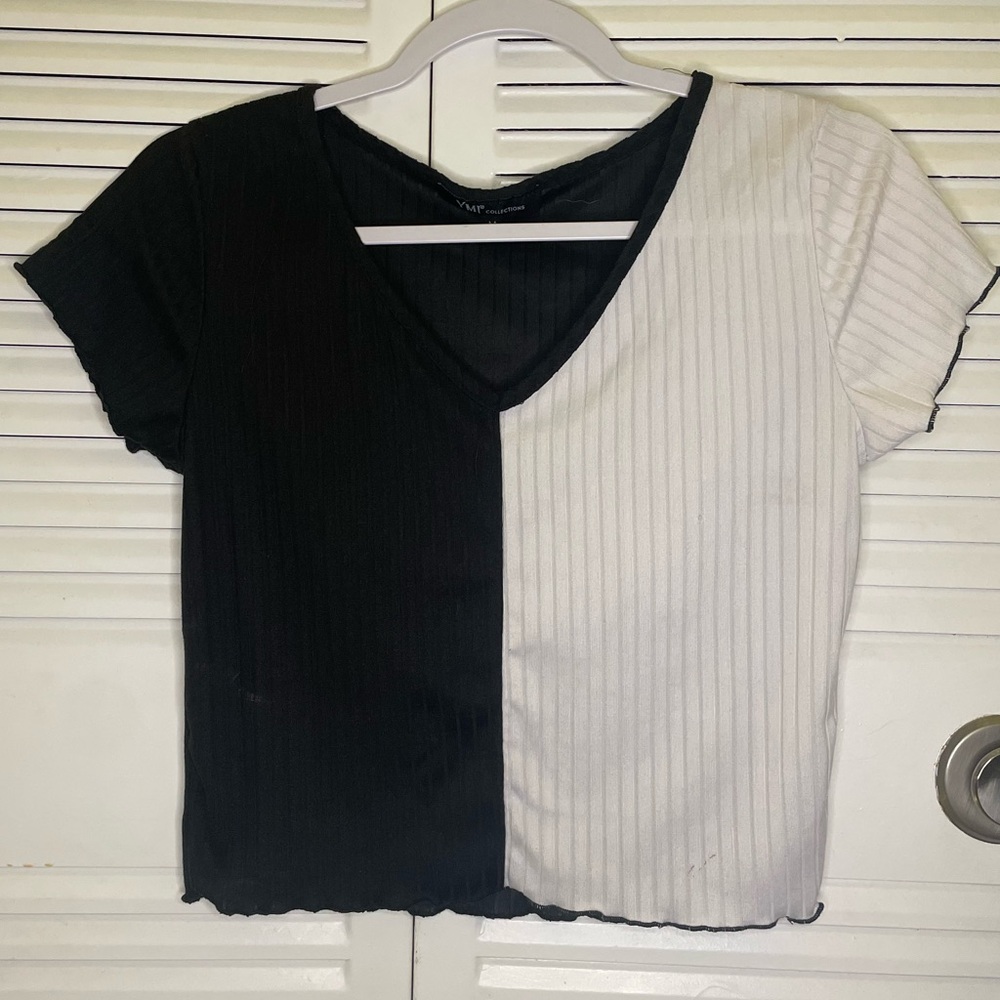 2 toned crop top
